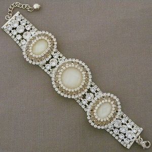 Erin Cole Crystal Brooch Bracelet, Wedding
